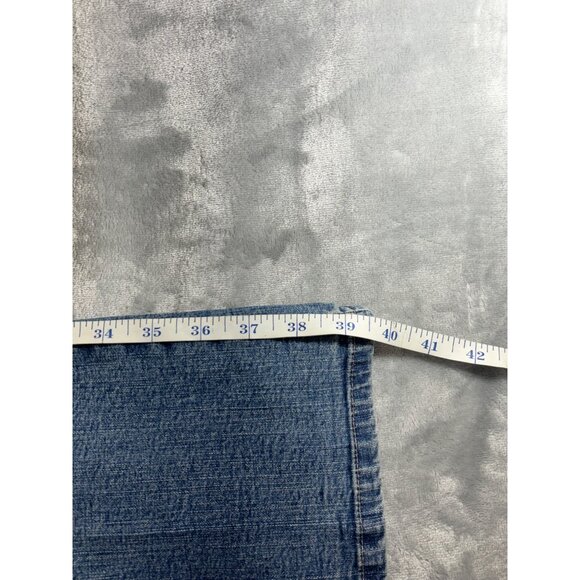 Lee Jeans Women's 14 Short blue light washed denim stretch w/ comfort wasitband - Picture 8 of 9